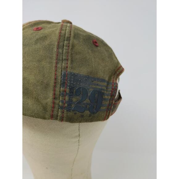 Paramount Apparel International Strapback Hat Green OSFA Embroidered Spell Out - Picture 5 of 11